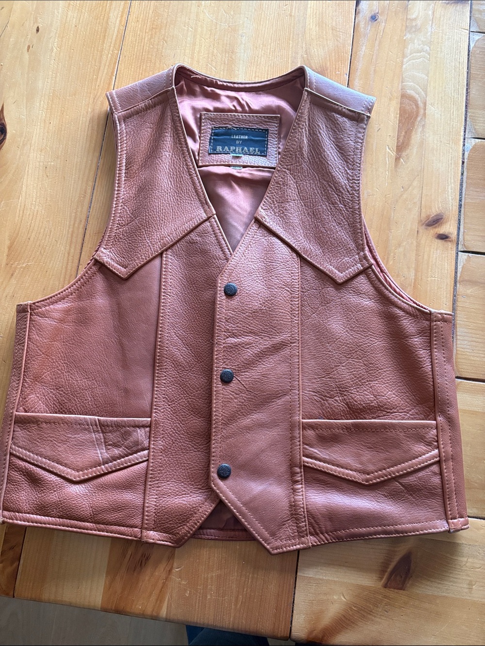 Raphael Men's Leather Vest